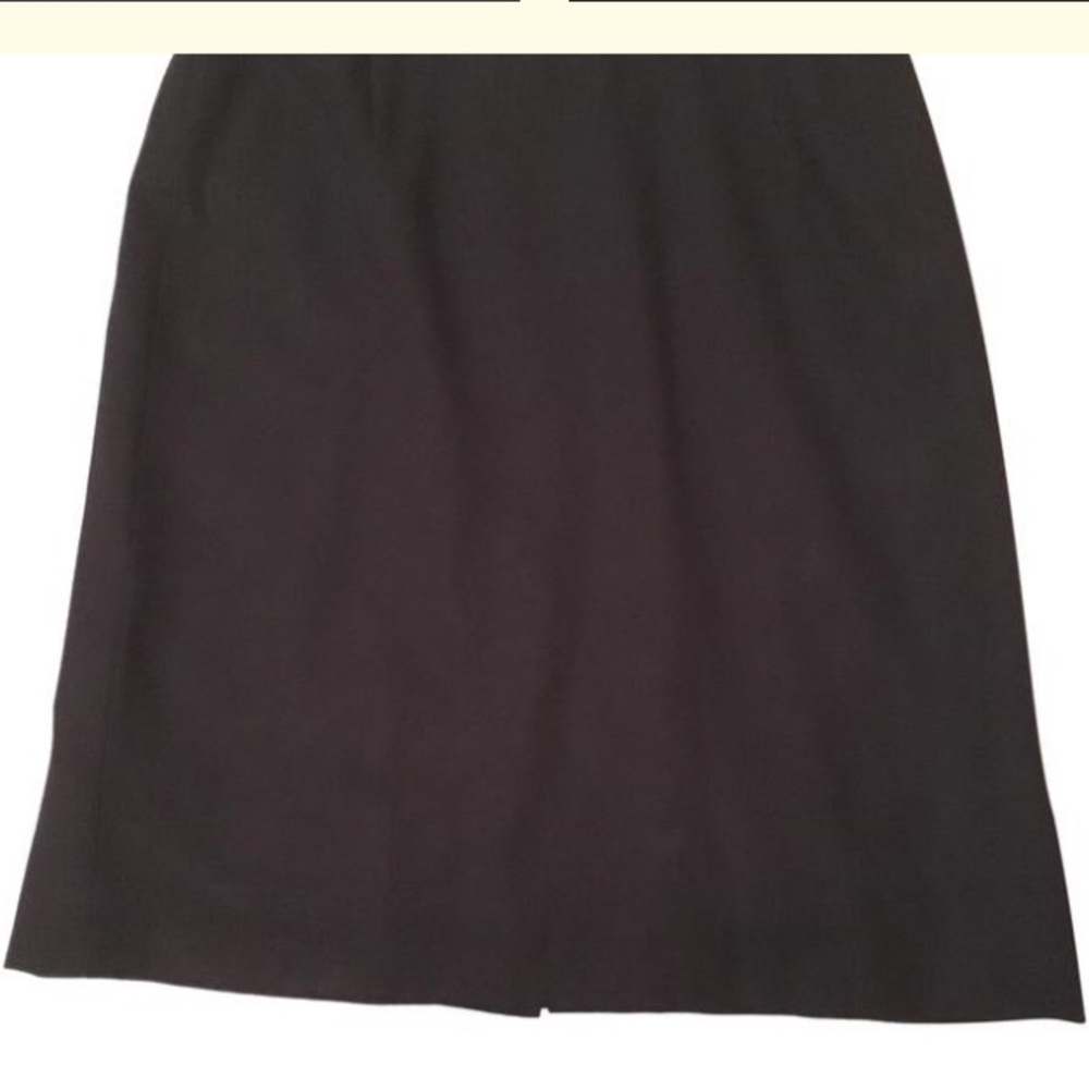 COPY Jaeger Black Wool Tailored Skirt